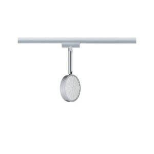 Paulmann URail LED-Spot Discus, Chrom matt, für Schienensysteme, dimmbar.