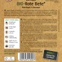 Sperli Bio Rote Bete Samen, Sorte Rote Kugel 2, für den Anbau im Garten.