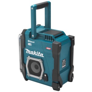 Makita Akku-Radio MR004G: Baustellenradio mit FM/DAB/DAB+, Bluetooth und USB-Anschluss.