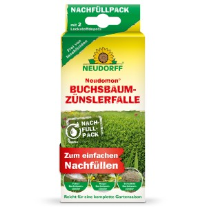 Neudorff Neudomon Nachfüllpack für Buchsbaumzünsler-Falle, ausreichend für eine Saison.
