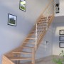 Treppe Mykonos Pro Eiche Gew. R 80 cm Design-Geländer-Holzstäbe FSC®_7