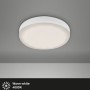Weiße Briloner LED Einbauleuchte Plat, 1er-Set, neutralweiß, Ø 7,5 cm. Ideal für Bad & Wohnraum.