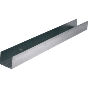 Knauf UD-Profil, 28x27x3000 mm, aus verzinktem Stahlblech für Gipskartonplatten-Unterkonstruktionen.