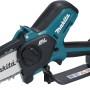 Makita Akku-Astsäge 18V Solo: Kompakte, türkise Kettensäge mit Akku für Gartenarbeiten.