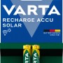 Varta Recharge Akku Solar Micro (AAA) 550 mAh, 2er-Packung für Solarleuchten.