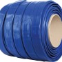 Blauer Fitt Flachschlauch Hi-Flat, Ø 25 mm, aufgerollt. Gartenschlauch Meterware für Bewässerung.