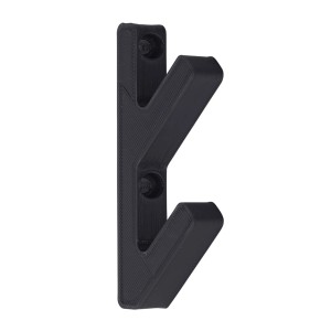 Denpanels 3D Haken 2 Stück Schwarz