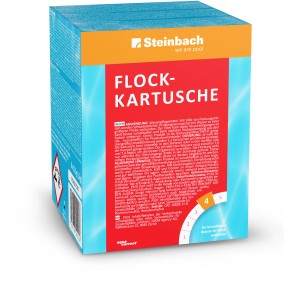 Aqua correct Flockkartusche 1 kg (8 x 125 g) zur Poolpflege für klares Wasser.