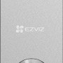 Ezviz EP3X PRO Akku-Video-Türsprechanlage mit Kamera und Klingelknopf in Silber.
