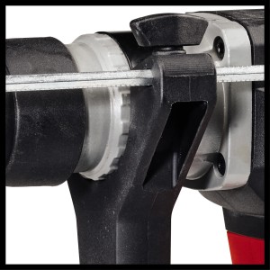 Detailaufnahme des Tiefenanschlags am Einhell Bohrhammer TE-RH 32-1600.