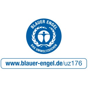Blauer Engel Siegel für umweltfreundliches OBI Parkett