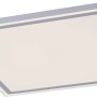 Weiße LED-Deckenleuchte Edging, quadratisch, 46,4 cm, dimmbar.