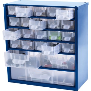 LUX Stahlmagazin 23 Schubladen Metall