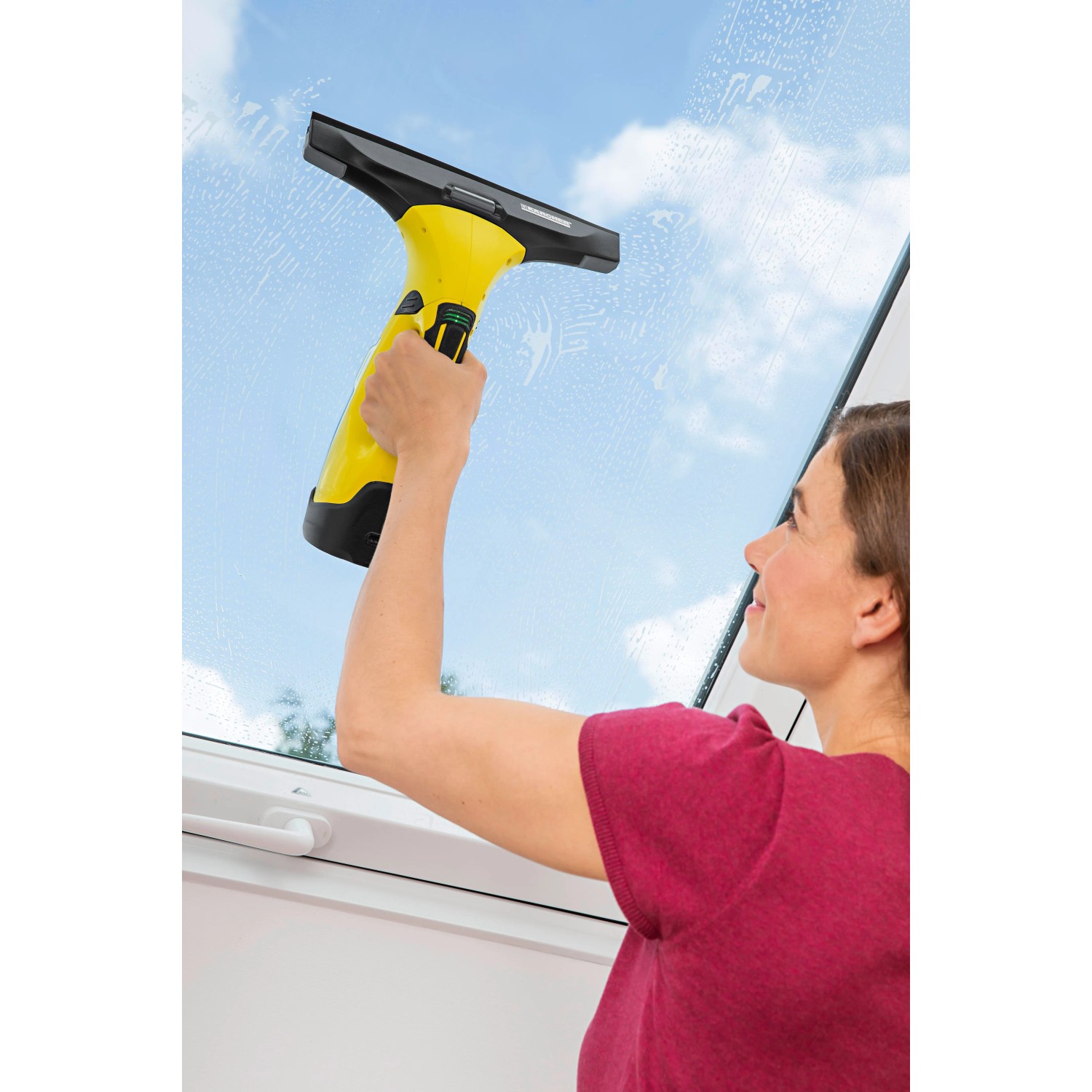 Kärcher Fenstersauger Wv 5 Premium Blinkt Rot Kärcher Fenstersauger WV 5 Premium mit wechselbarem Akku inkl. Zubehör