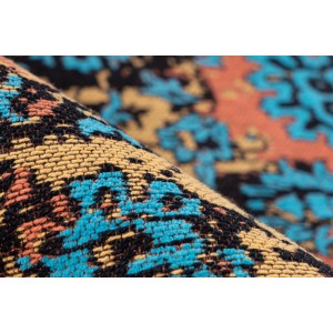 Detailansicht: Multicolor Vintageteppich Bavaria 810, 160x230 cm, Flachgewebe.