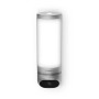 Bosch Smart Home Eyes II Außenkamera in Silber mit Licht und integrierter Kamera.