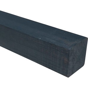 Zaunpfosten, anthrazit, gehobelt, 7x7x180 cm, für Zaunbau & Sichtschutz.