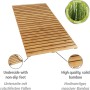 Wenko Baderost aus Bambus, 100x50cm, für Bad und Sauna mit rutschfester Unterseite.