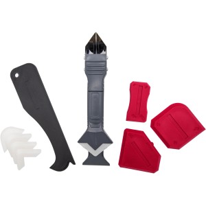 Steuber Silikon-Fugenwerkzeug, 10-teiliges Set mit Fugenplättchen und -entferner.