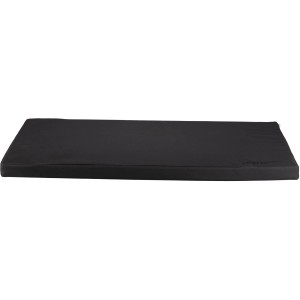 Schwarze Jollypaw Liegematte Jannis, 120x80 cm, für Hunde. Robust und wasserabweisend.