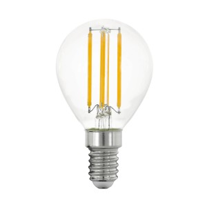 E14 LED-Lampe in Glühlampenform von Eglo, 7W, klares Glas.