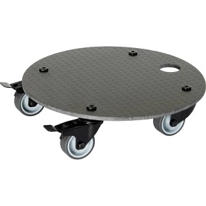 Wagner design Pflanzenroller GH 0629 Ø 30 cm x 7,5 cm Schwarz