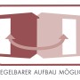 Symbol für spiegelbaren Aufbau der Karibu Sauna Anina 2. Flexibel links oder rechts montierbar.