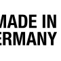 Made in Germany Logo für Gardena Schlauchwagen und Gartenzubehör.