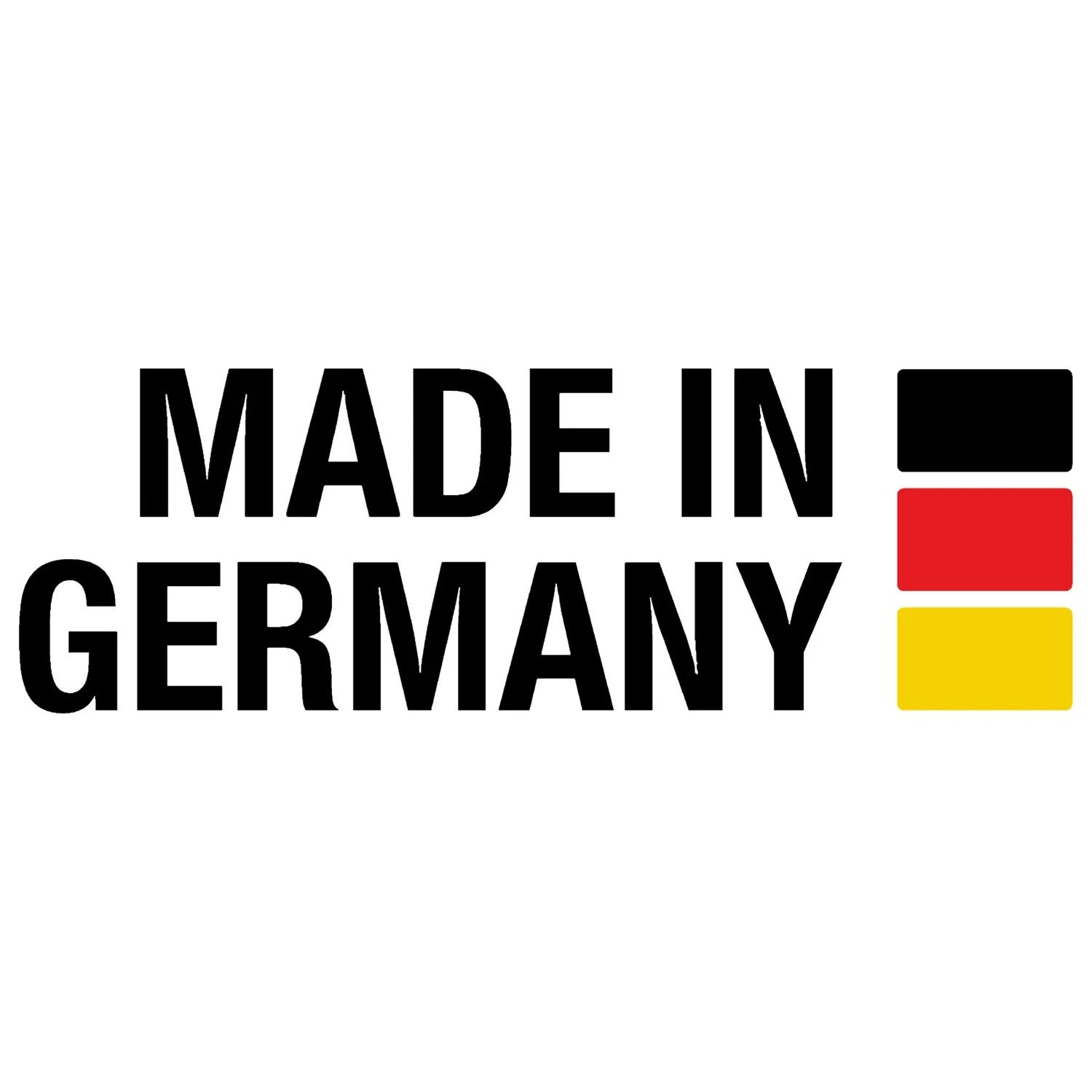Made in Germany Logo für Gardena Schlauchwagen und Gartenzubehör.