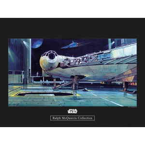 Komar Wandbild Star Wars Hangar 40 x 30 cm