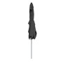 Geschlossener, anthrazitfarbener Doppler Marktschirm Active 210x140 cm mit Knickfunktion.