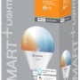 Ledvance Smart+ WiFi LED-Lampe E14, Tropfenform, tunable white, in Produktverpackung.
