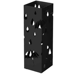 Songmics Regenschirmständer Patsy Metall Schwarz