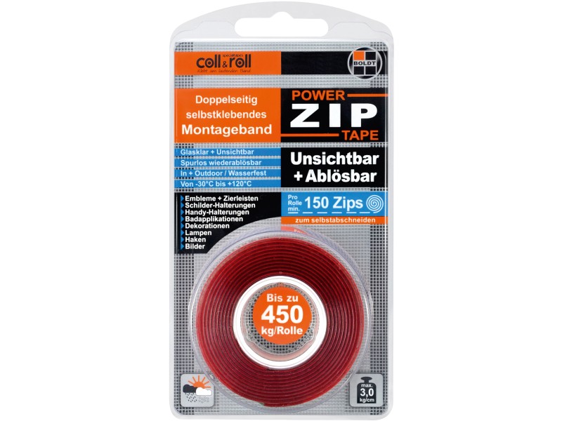Coll+Roll Montageband ZIP Power Tape 1,5 m kaufen bei OBI