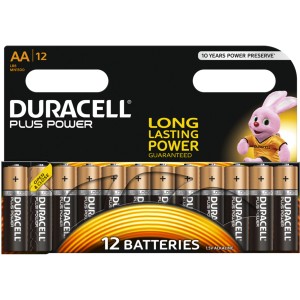 Duracell Alkaline AA Batterien, 12er Pack. Mignon Batterien für zuverlässige Energie im Alltag.