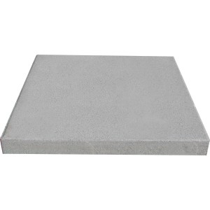 Graue Premac Terrassenplatte Ester, 50x50x5 cm, aus Beton für Terrasse und Gehwege.