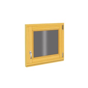 Roro Holzfenster Fichte 68 cm x 68 cm DIN R