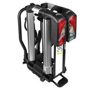 Eufab Fahrradträger PROBC2 für 2 Fahrräder, zusammengeklappt. Fahrradträger für Anhängerkupplung.