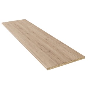 CPL-Arbeitsplatte, 280 cm, Eiche Sanremo Sand Dekor, robuste Küchenarbeitsplatte.