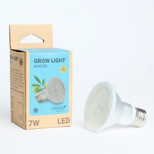 Venso E27 LED-Pflanzenlampe Winter 7W mit Verpackung, für die Pflanzenanzucht.