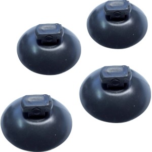 Ersatzteil: 4 Sauger für Nano ThermoCompact Regelheizer im Aquarium.