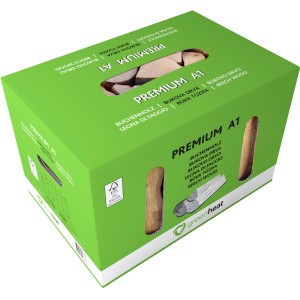 Greenheat Kaminholz trocken in Karton 11 kg
