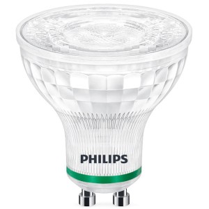 Philips GU10 LED Leuchtmittel, 2,4 W, warmweiß, für Innenräume.