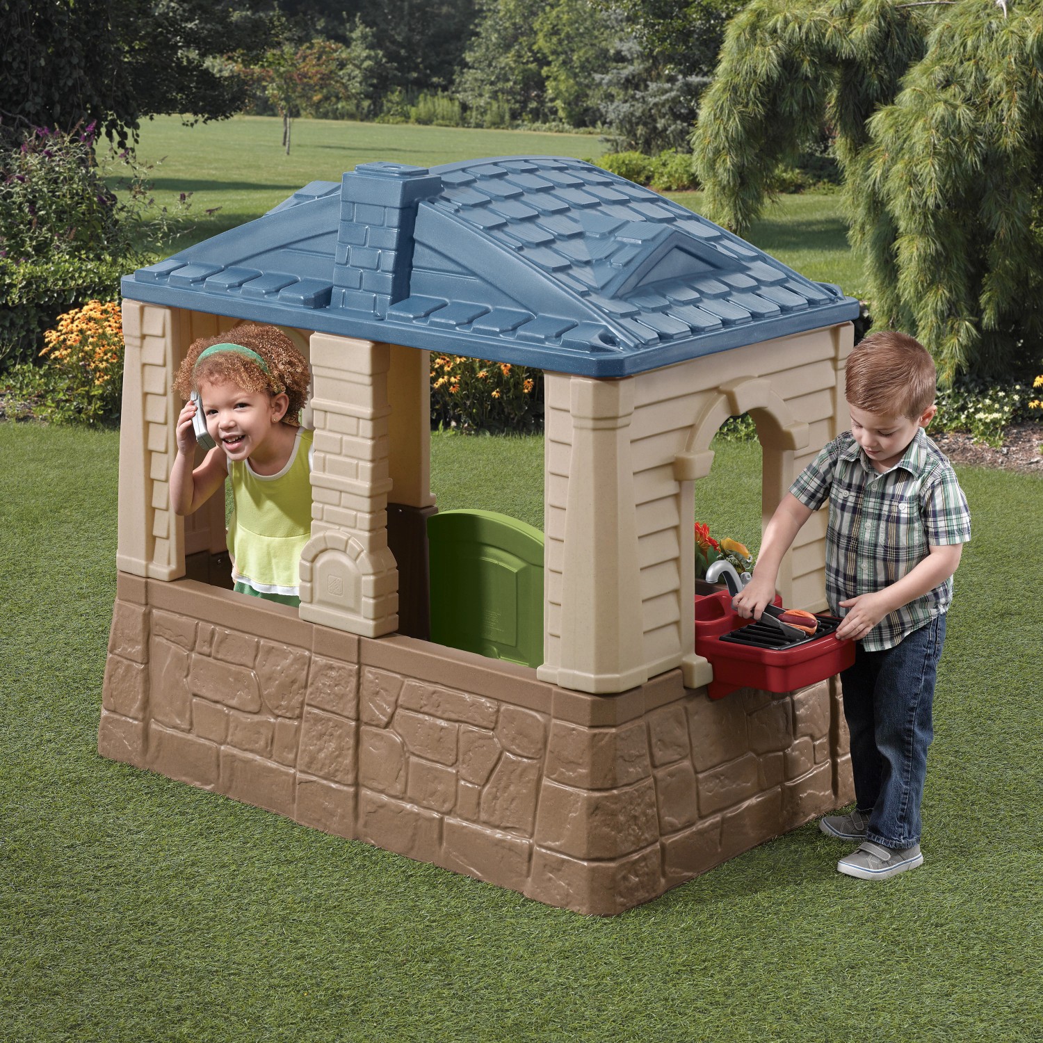 Step2 Spielhaus Happy Home Cottage & Grill kaufen bei OBI