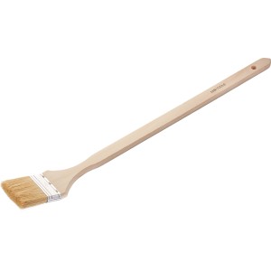 LUX Fassadenpinsel Dispersion 75 mm mit Holzgriff und hellem Borstenkopf.