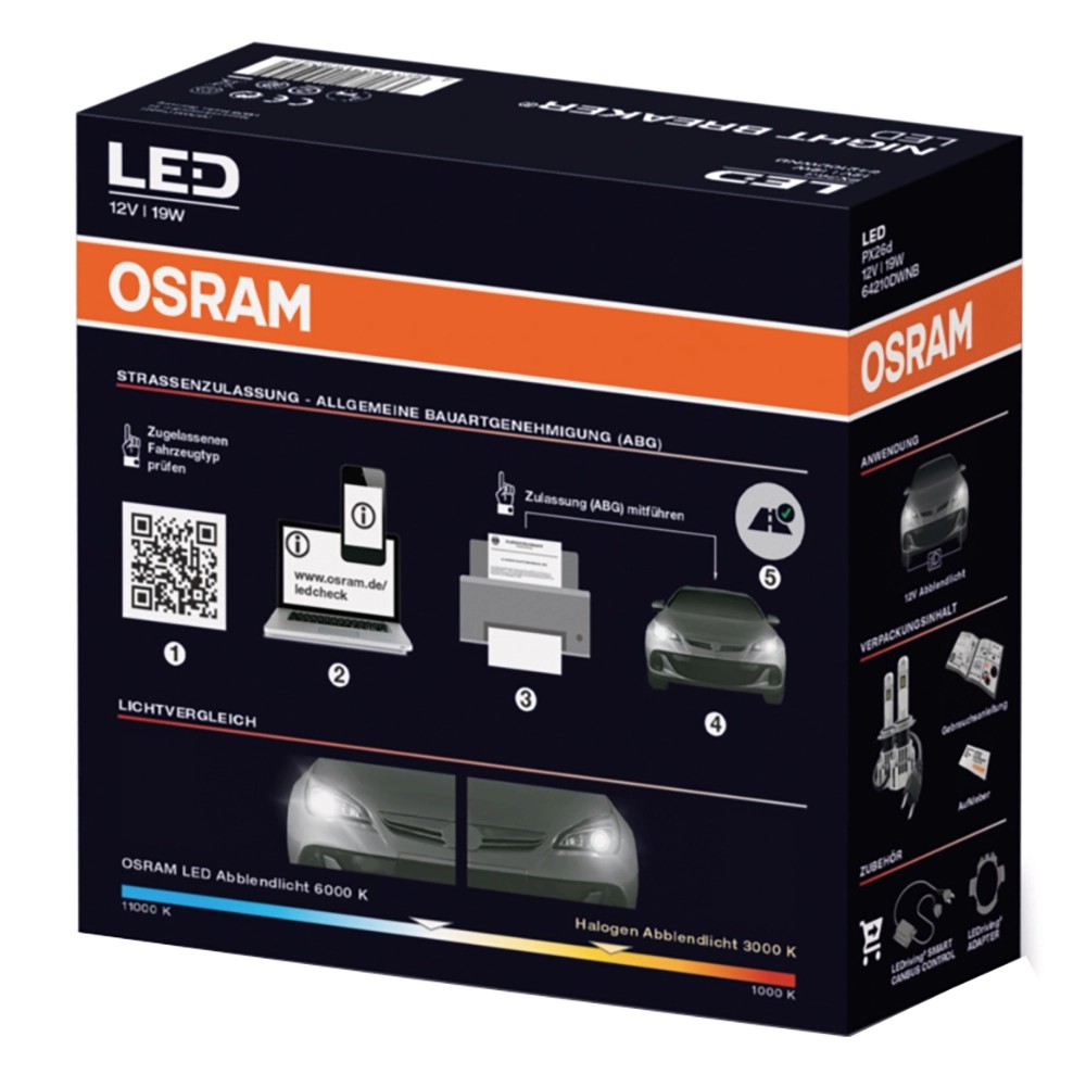 Osram LED-Fahrzeuglampe H7 Night Breaker kaufen bei OBI