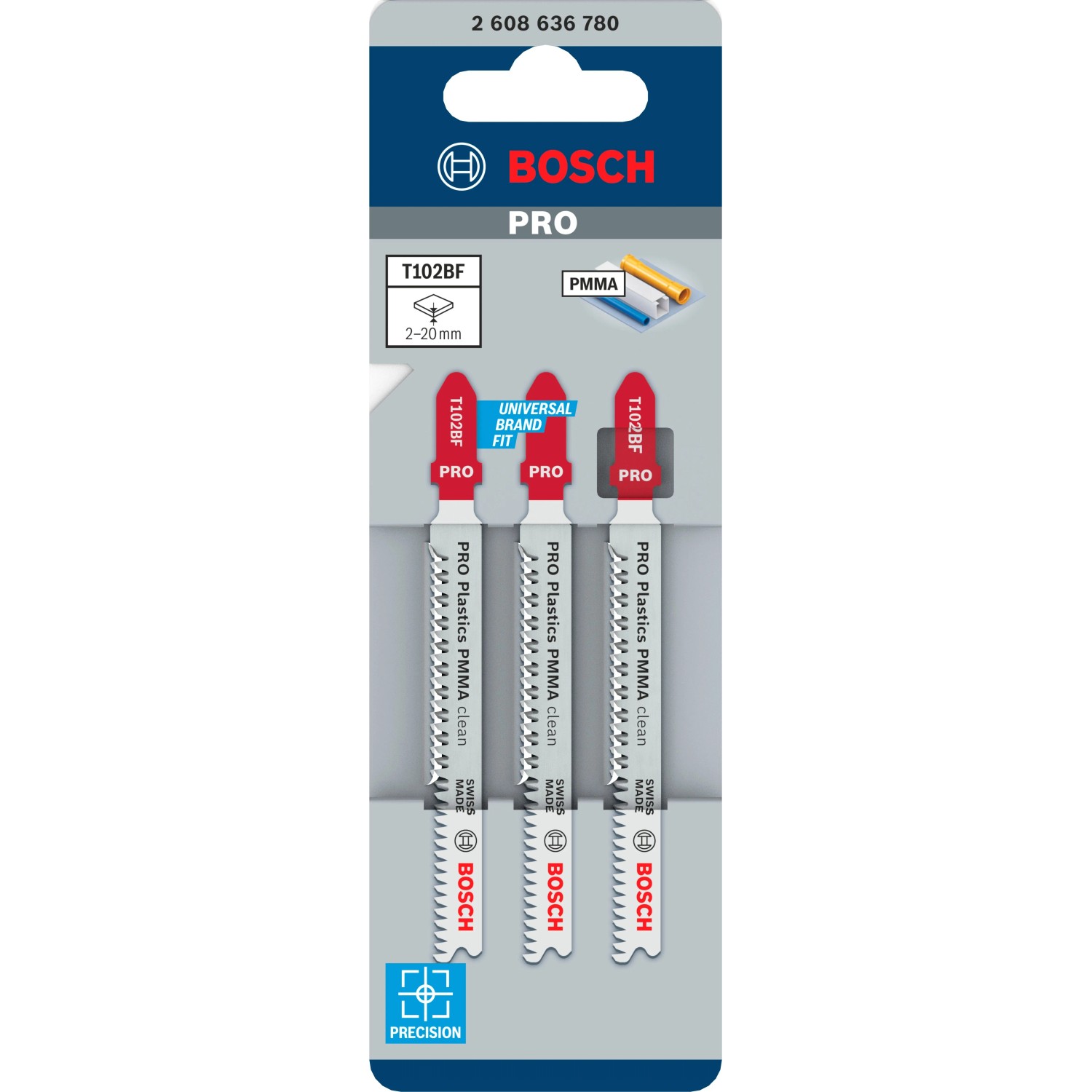 Bosch Robust Line Stichsägeblatt-Set Metal Profile T-Schaft 6-tlg Bosch Robust Line Stichsägeblatt-Set Metal Profile T-Schaft 6-tlg