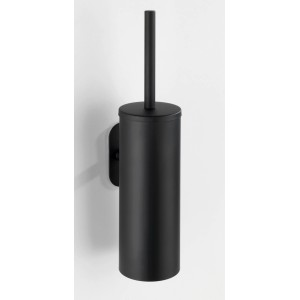 Wenko Turbo-Loc WC-Garnitur Orea Black Matt, Edelstahl, zur Wandmontage ohne Bohren.