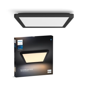 Philips Hue LED-Panel Tento White Ambiance M Schwarz 39,5 cm x 39,5 cm