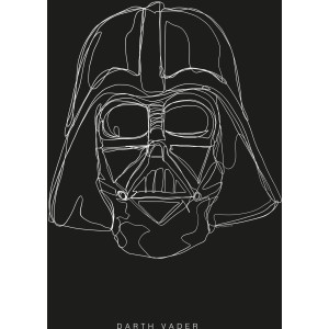 Komar Wandbild Star Wars Vader 50 x 70 cm
